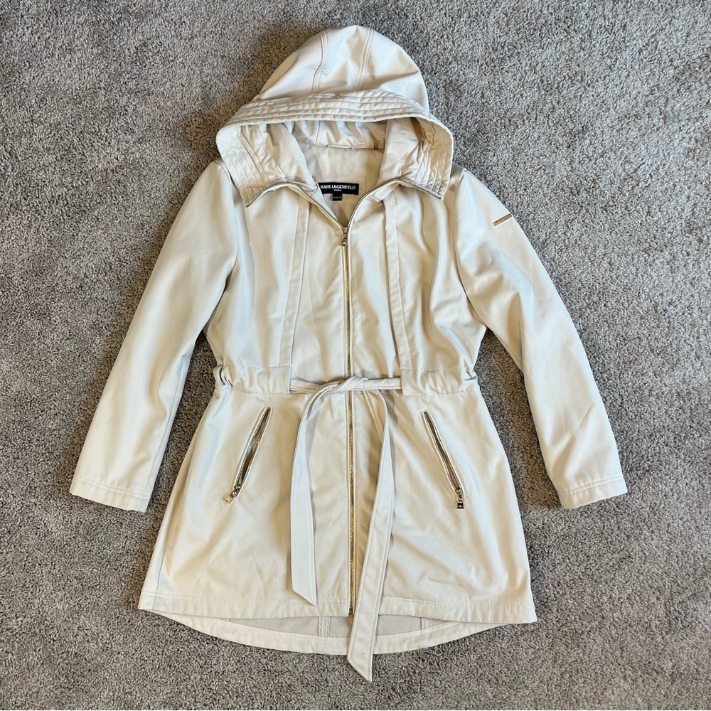 KARL LAGERFELD PARIS ‘White’ COAT SIZE WOMEN’S XL